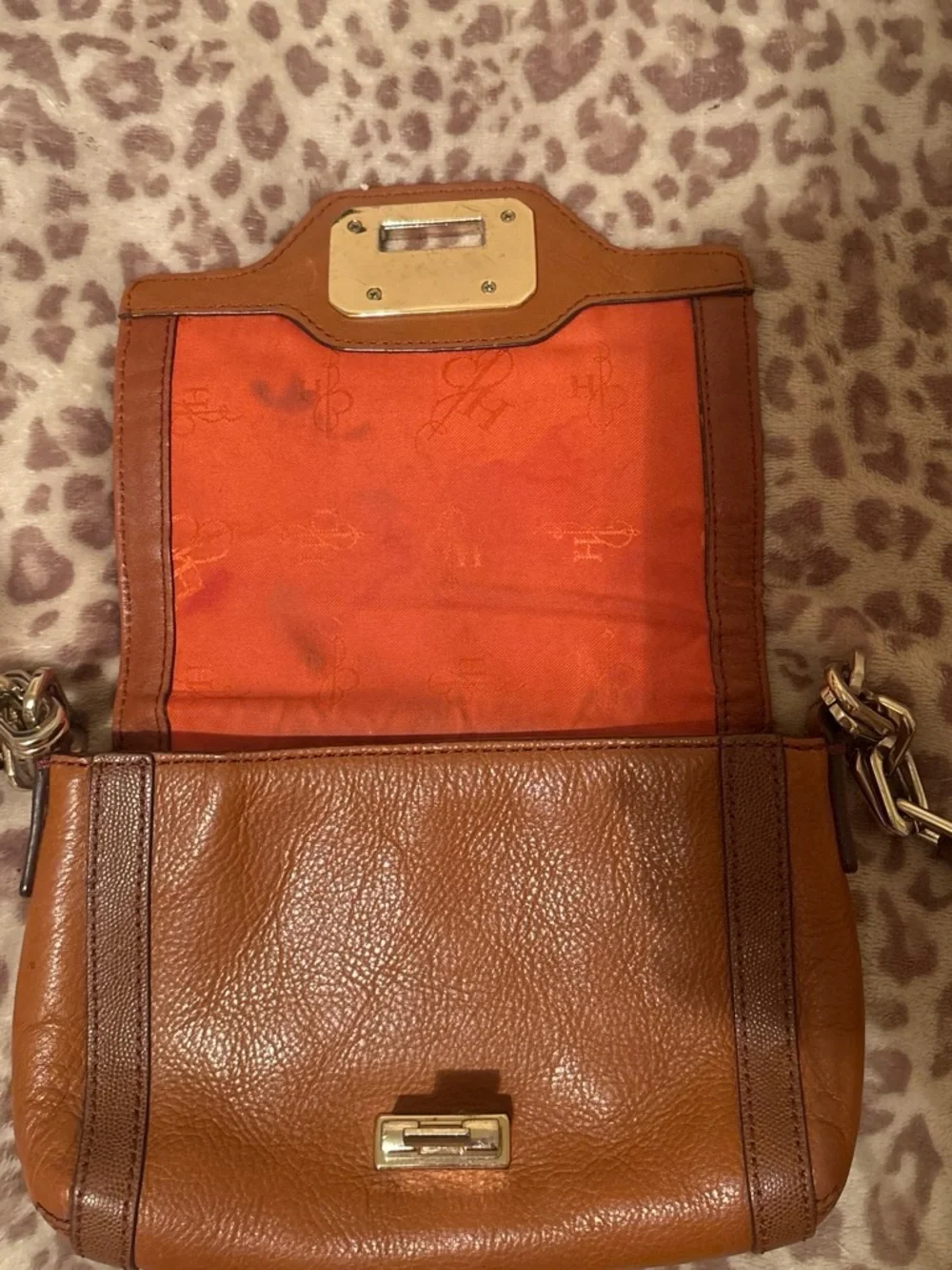 Vintage Cole Haan Brown Leather Crossbody